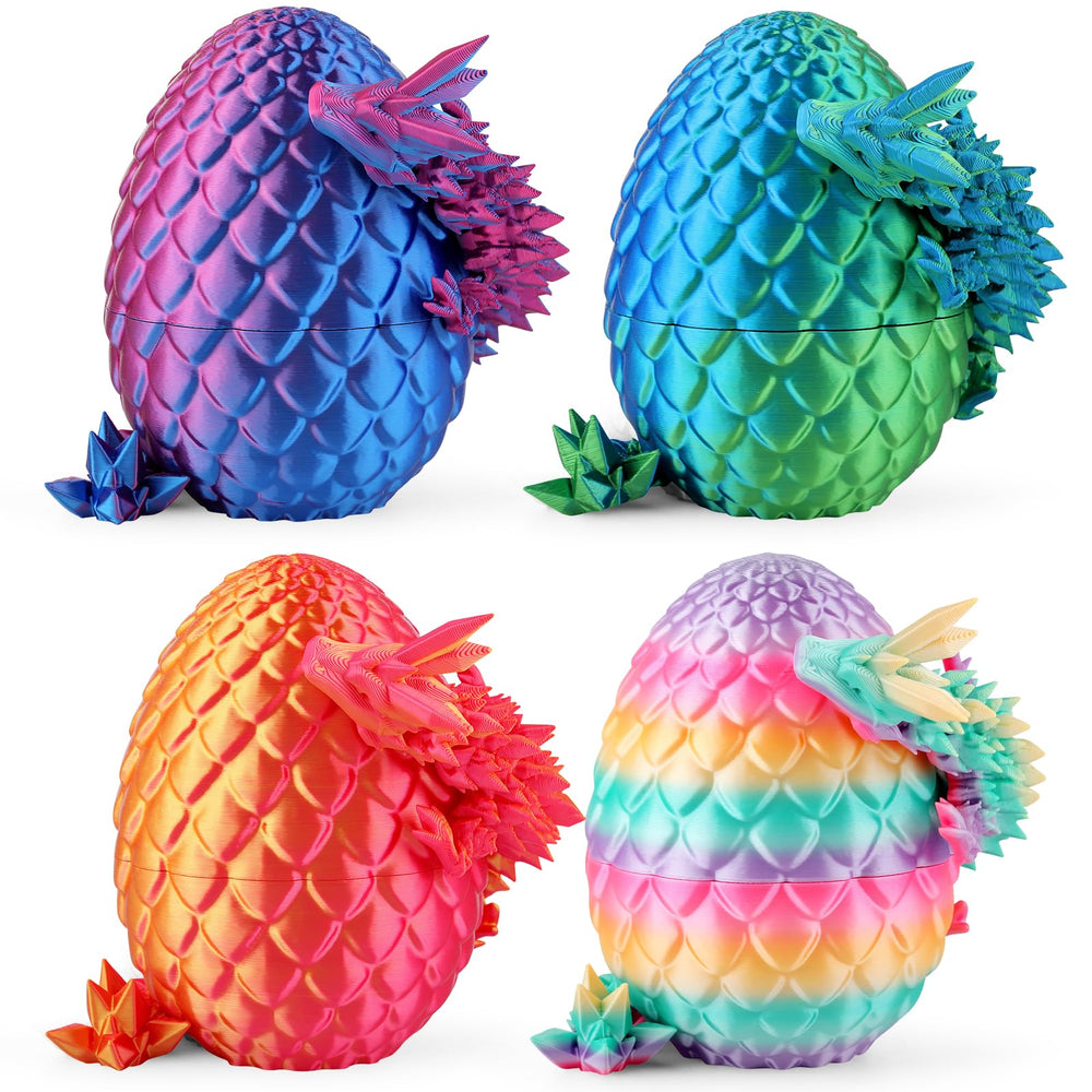 Rapean dragon eggs front view showcases vibrant colors for display and gifting.