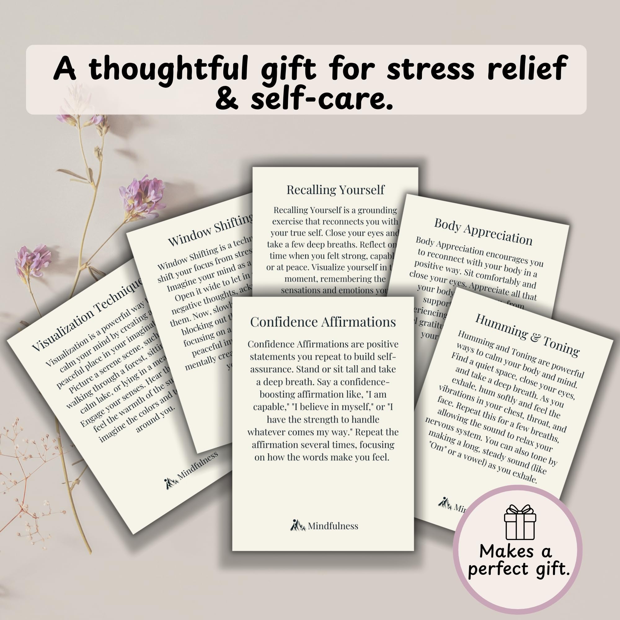 Raptor Studio Somatic Therapy Cards packaging with logo signals calm support.