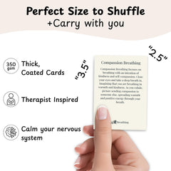 Raptor Studio Somatic Therapy Cards spread open to show grounding exercises.