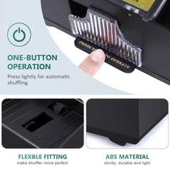 Rareidel poker-night shuffler keeps card flow smooth for engaging play.