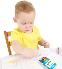 Rarlan Crayons color variety encouraging mixing and experiments in home art projects.