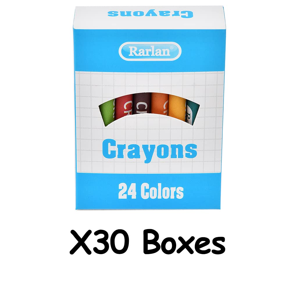 Rarlan Crayons separate storage boxes for easy sorting and quick access during crafts.