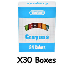 Rarlan Crayons separate storage boxes for easy sorting and quick access during crafts.