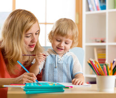 Rarlan pencils stored in boxes for tidy, easy access and organization.