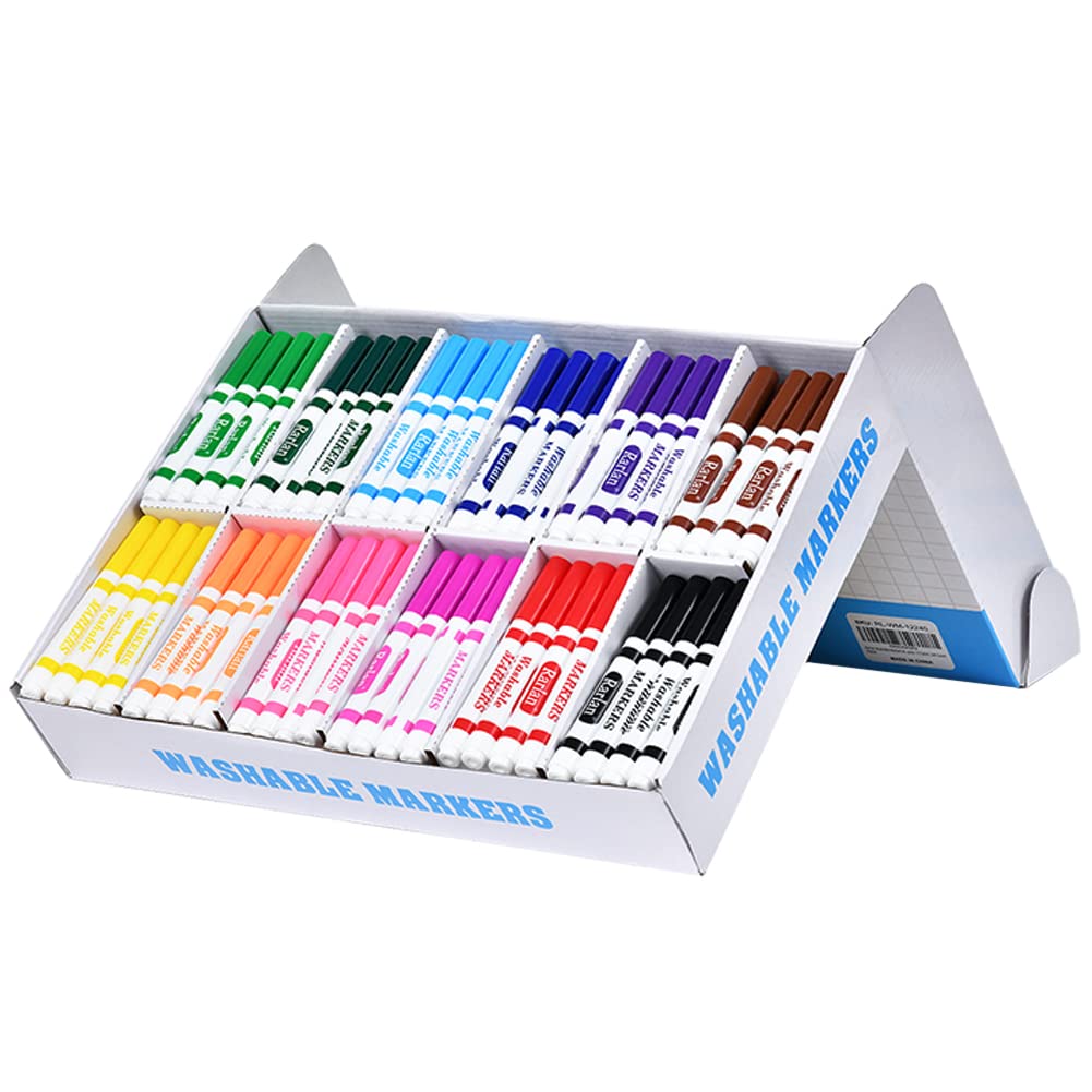 Rarlan markers 12 colors for creative projects, from bold fills to fine lines.