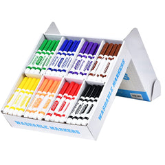 Rarlan 8-color cone-tip markers enable broad lines or fine details.