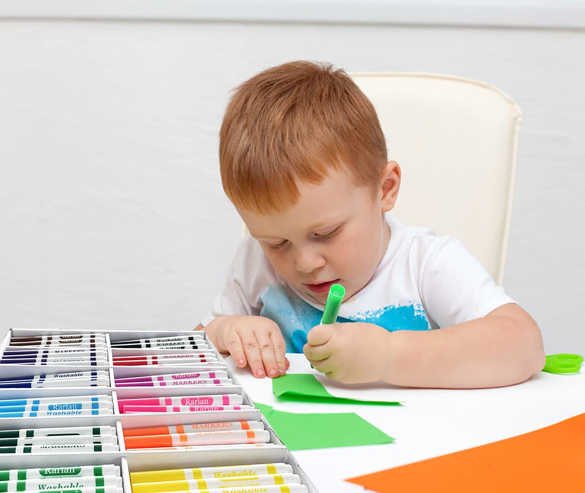 Rarlan markers suitable for ages 3 and up, safe for young creators.