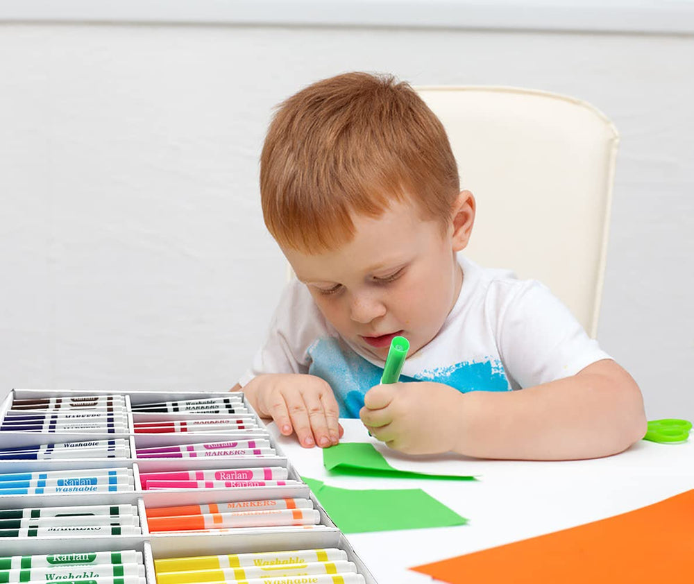 Rarlan markers suitable for ages 3 and up, safe for young creators.