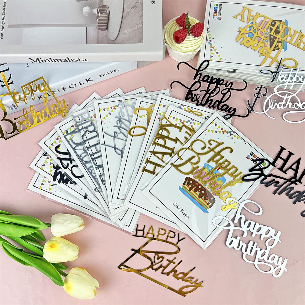 RASSLISA 36-piece topper kit provides flexible decorating options.