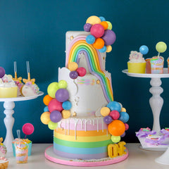 RASSLISA pink ball cake picks create festive cake accents