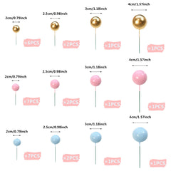 RASSLISA ball cake topper showing foam and latex wire construction for cake decor