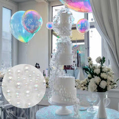 RASSLISA clear-ball toppers wedding decor elevate dessert presentation