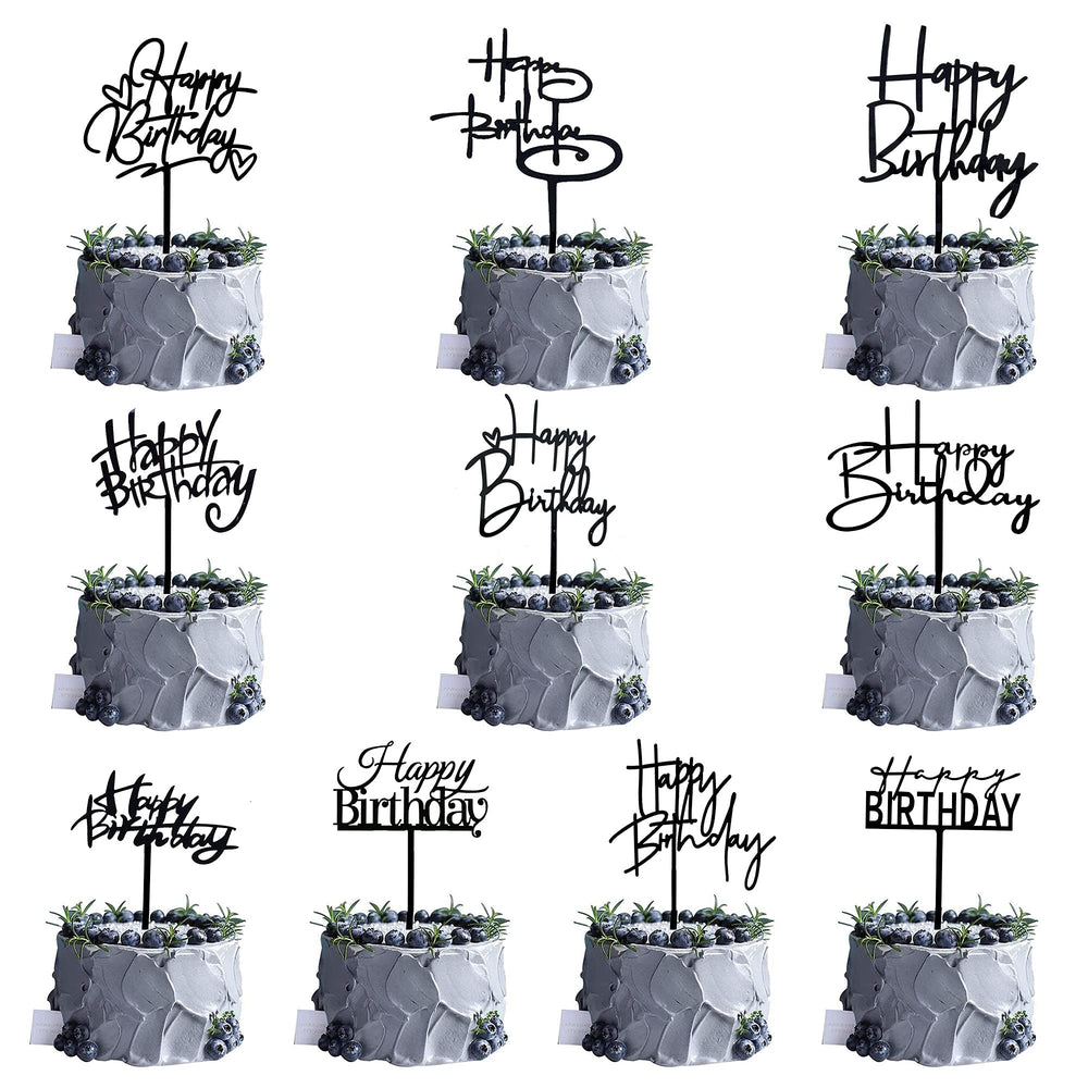 RASSLISA 10-pack toppers for weddings, parties, and holidays