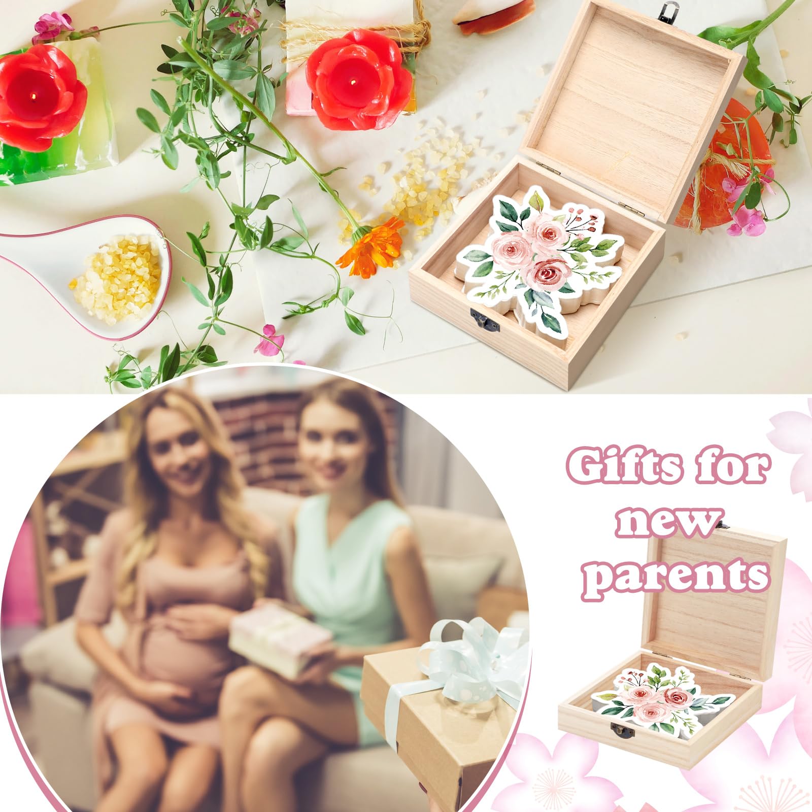 RattanView flower-shaped card design enhances décor and guest interaction