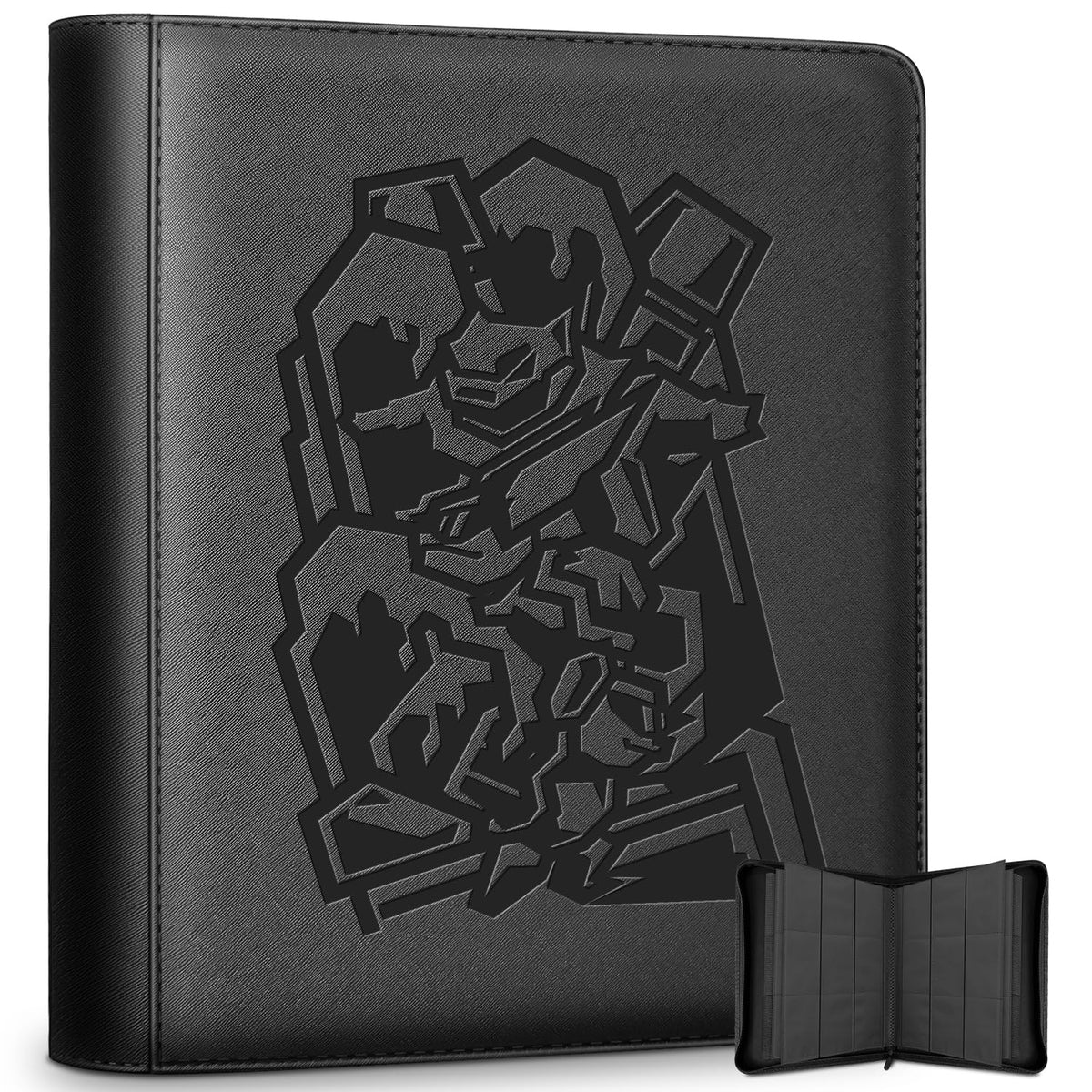 Ravaver turtle-embossed cover protects cards with style and durability.