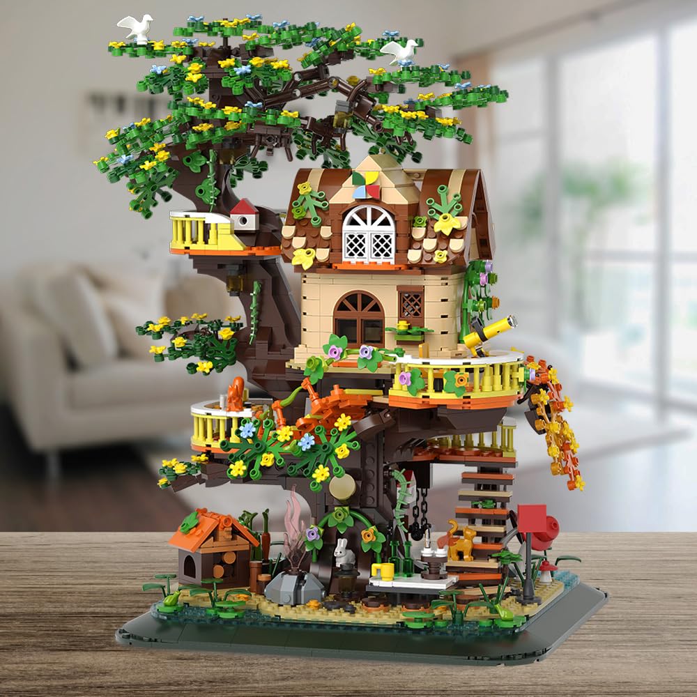 RAVAYO Forest Tree Blocks LED gift-ready packaging suits birthdays and celebrations