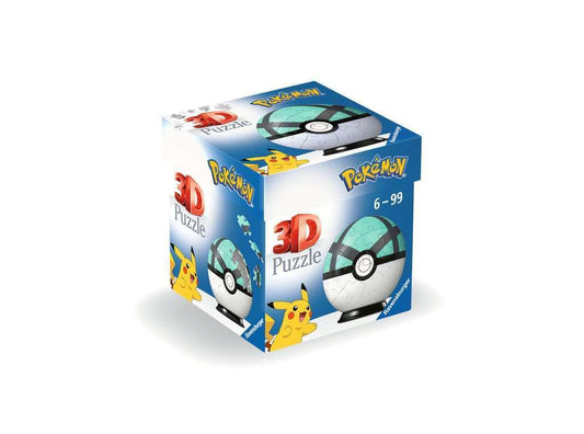 Ravensburger Classic Pokeball 3D puzzle ball on desk boosts dexterity