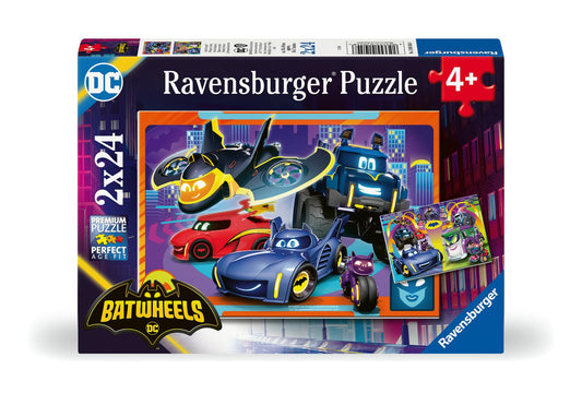 Ravensburger Batwheels colorful illustrations spark imagination and family-friendly play.