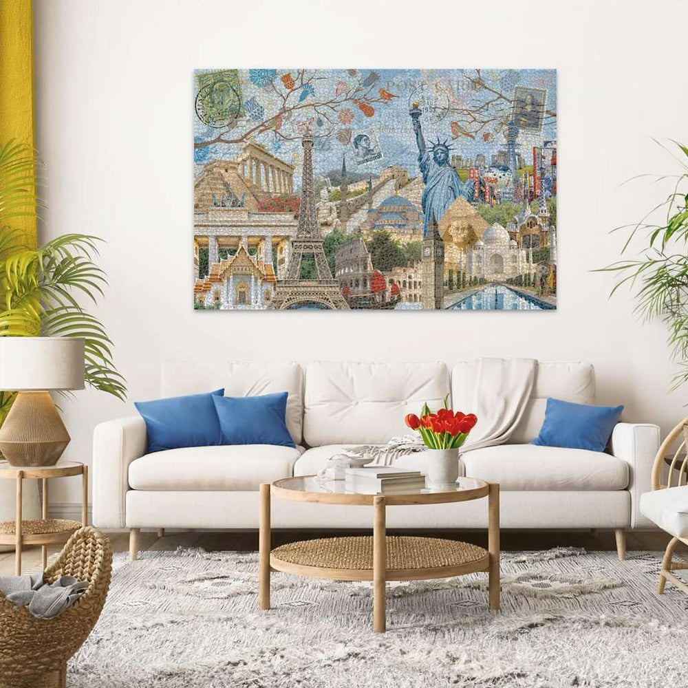 Ravensburger Big City Collage precision pieces—smooth, frustration-free assembly.