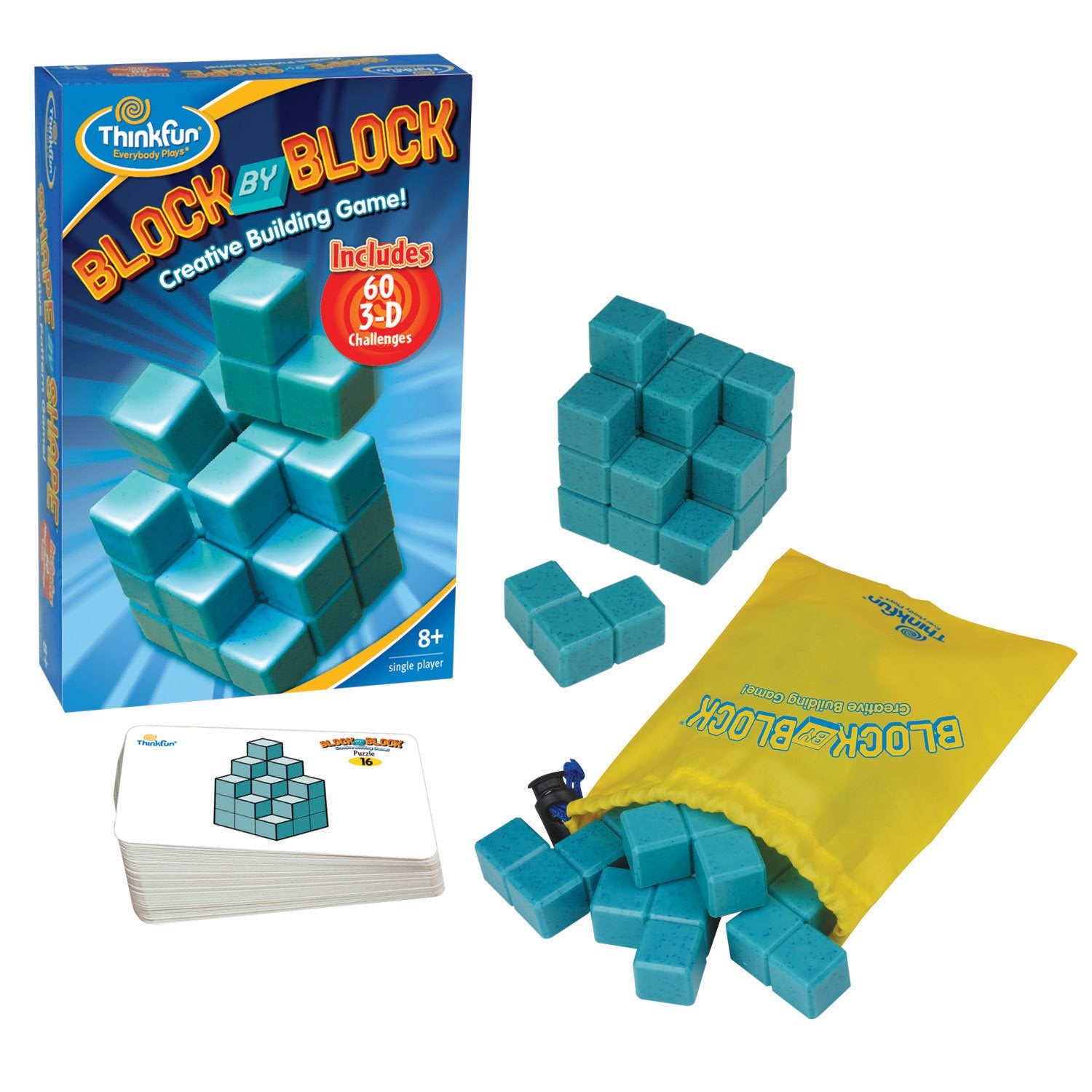 Ravensburger Block by Block comes with a storage bag for travel-friendly puzzling.