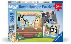 Ravensburger Bluey 3x49-piece puzzles for kids 5+ with concentration benefits
