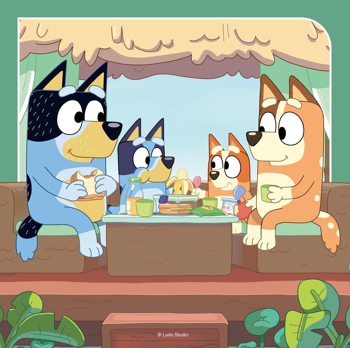 Ravensburger Bluey family adventure puzzle set for shared playtime