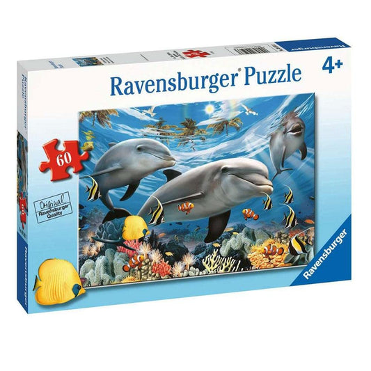 Ravensburger Caribbean Smile puzzle pieces fit smoothly for little hands during play
