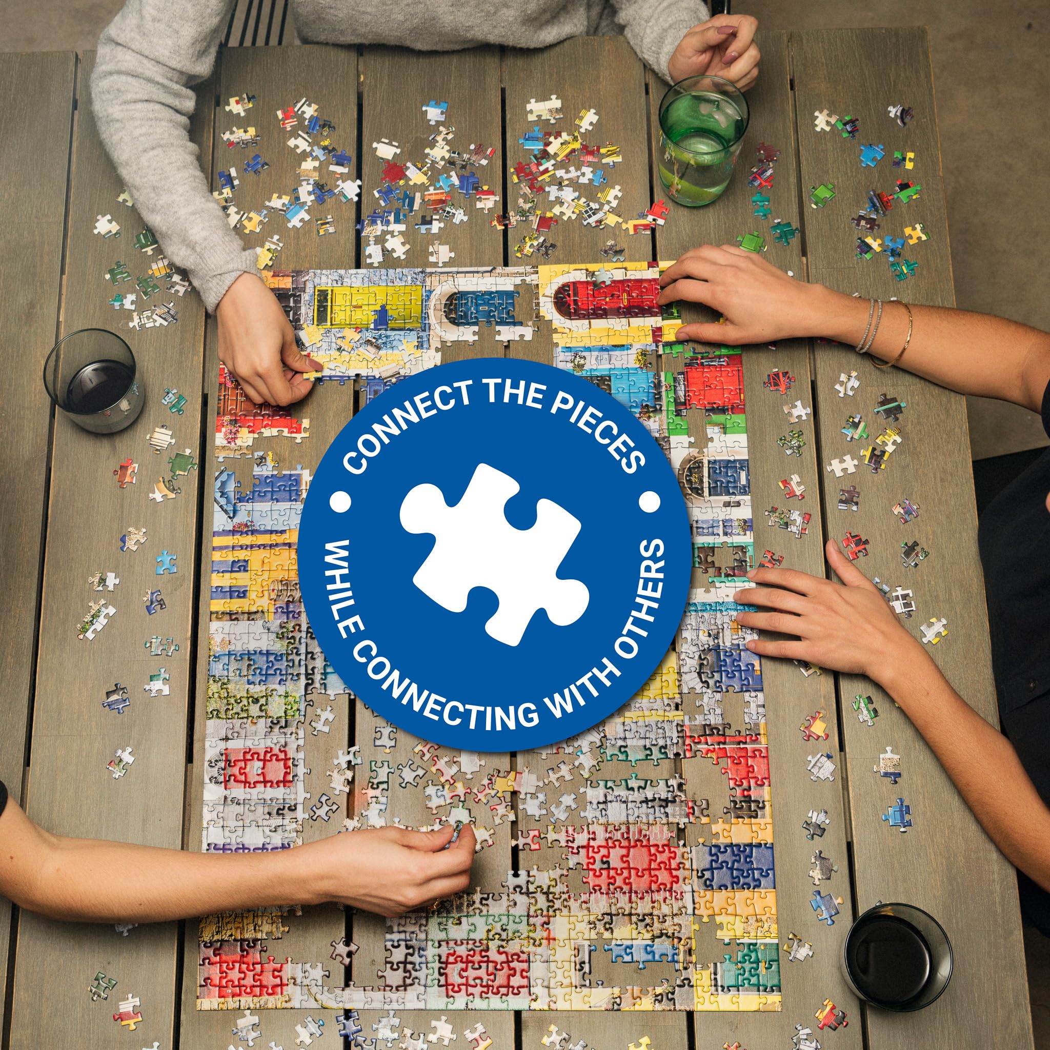 Ravensburger Church Lane lane and pathway, inviting calm evenings with a 1000-piece challenge