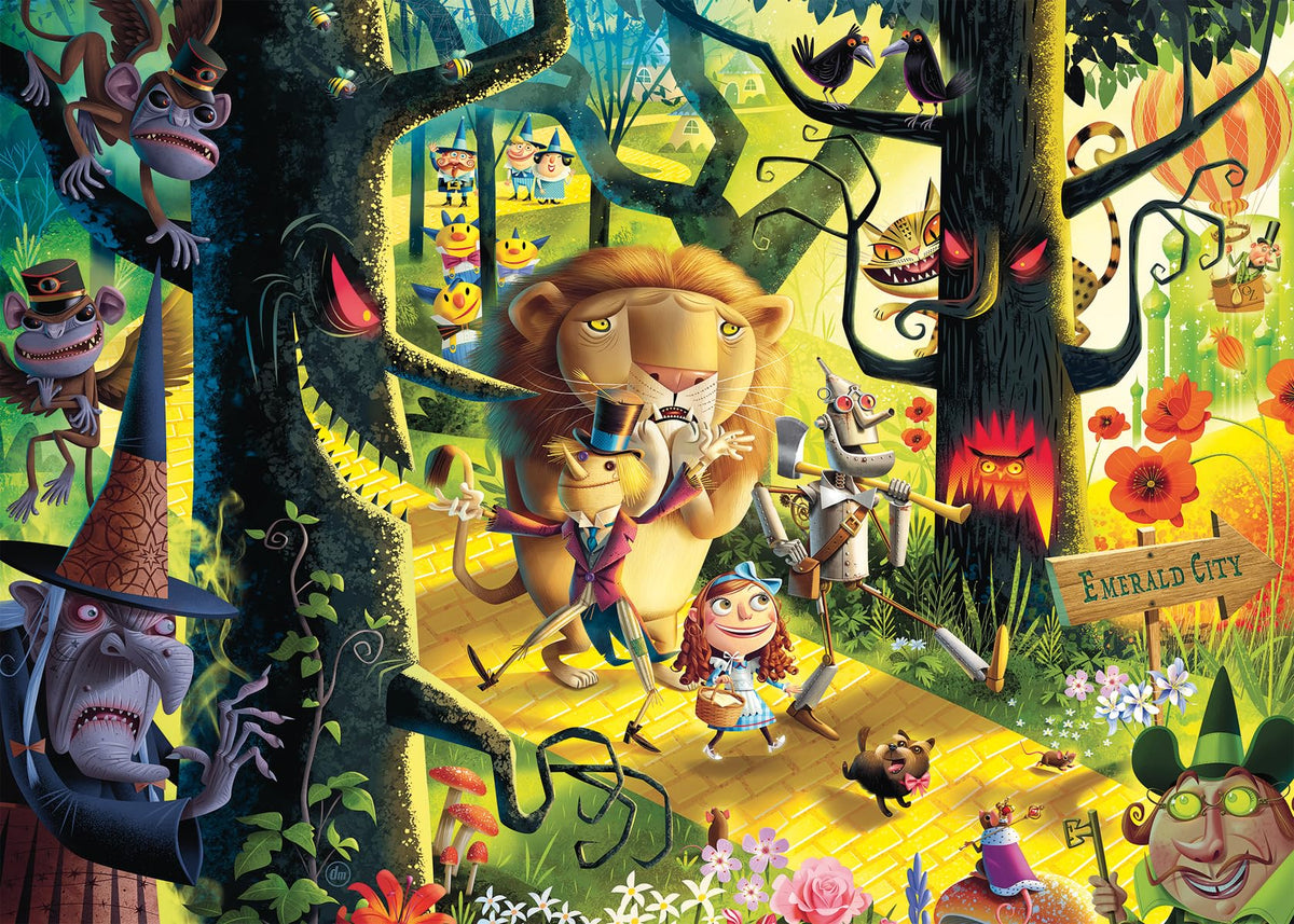 Ravensburger Lions & Tigers Oh My puzzle artwork with vibrant imagery for immersive puzzling sessions.