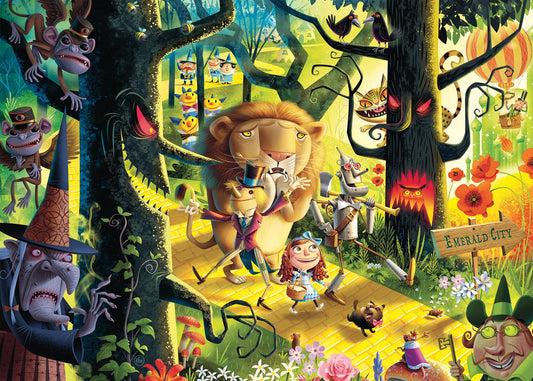 Ravensburger Lions & Tigers Oh My puzzle artwork with vibrant imagery for immersive puzzling sessions.