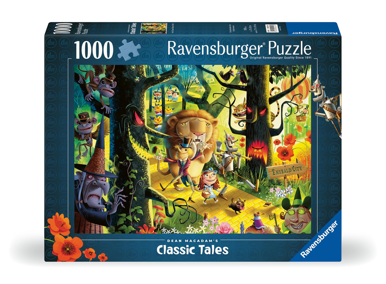 Ravensburger Lions & Tigers Oh My close-up shows premium interlock for smooth piece assembly.