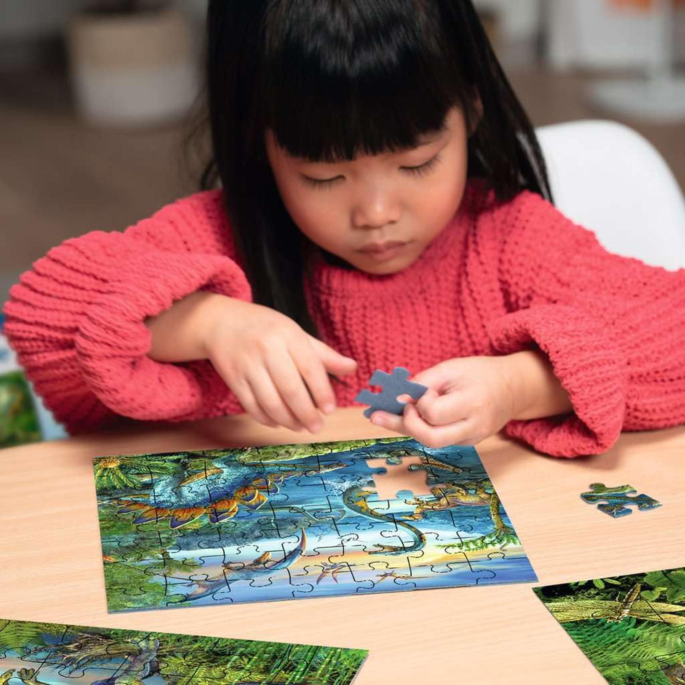 Ravensburger premium cardboard and linen finish ensures durable, high-quality building