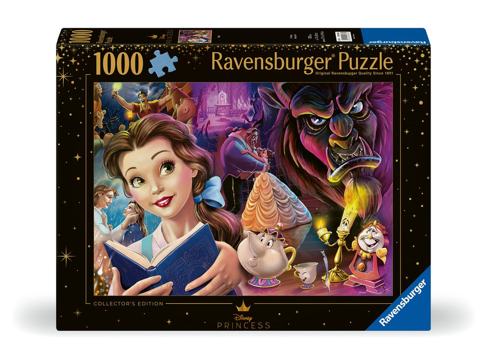 Ravensburger Disney Belle and Beast scene showing Belle with book