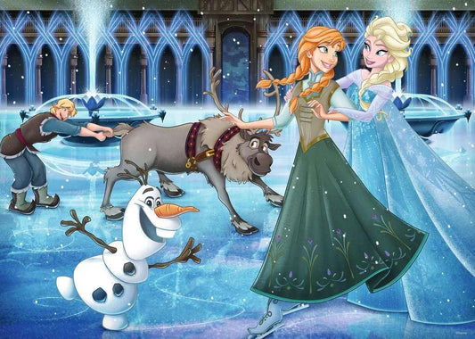 Ravensburger Disney Frozen 1000-piece puzzle showcasing Olaf for cozy evenings and imaginative play.