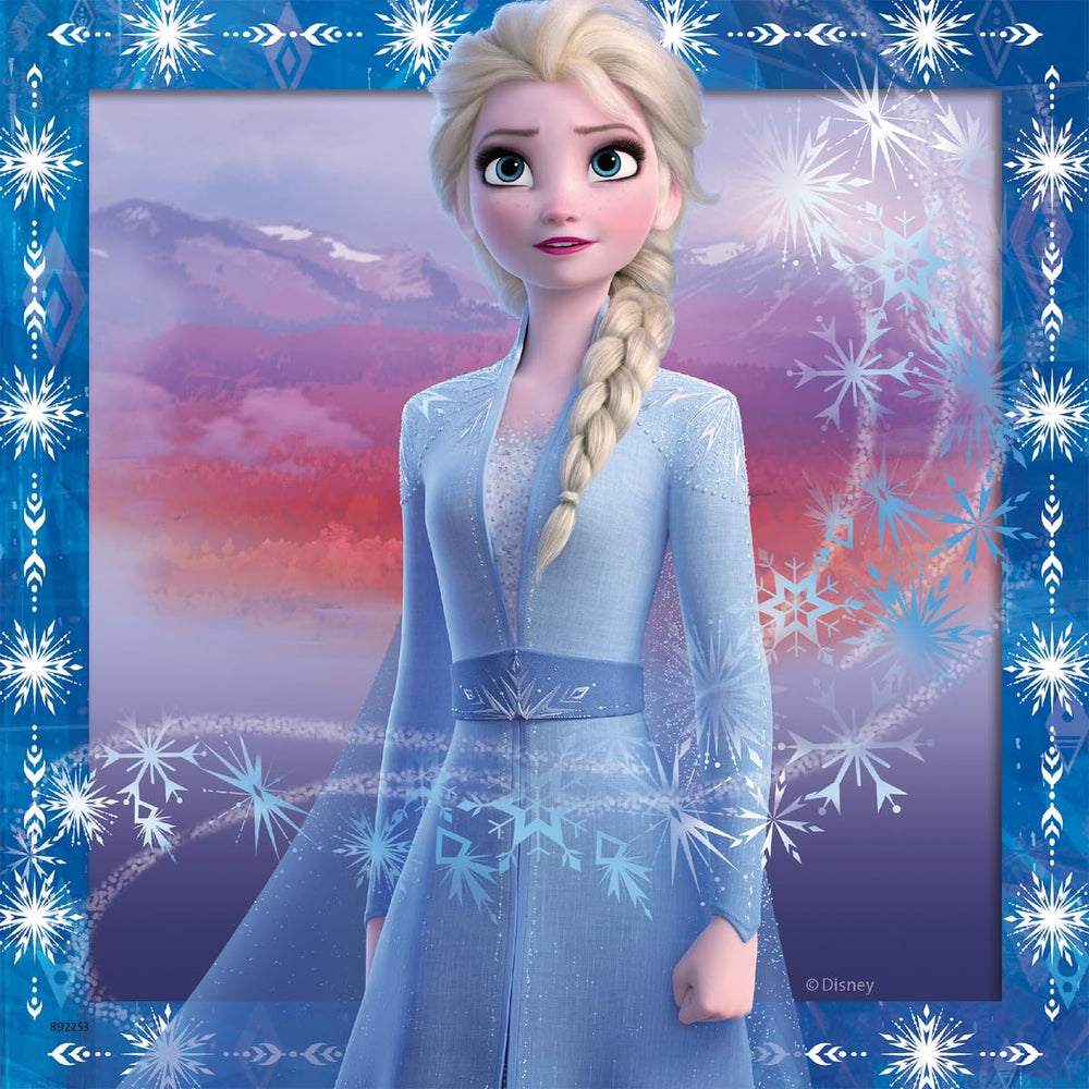 Ravensburger Disney Frozen 2 puzzle 49-piece design is kid-friendly and easy to handle.
