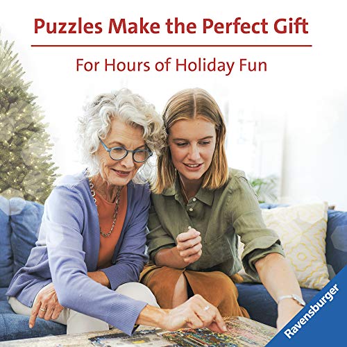 Ravensburger Disney Frozen 2 puzzle anti-glare surface offers clearer images during play.