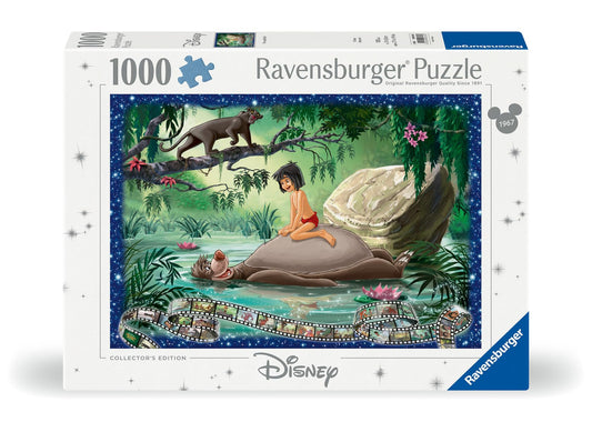 Ravensburger Jungle Book interlocking-fit system ensures precise piece connections during assembly.