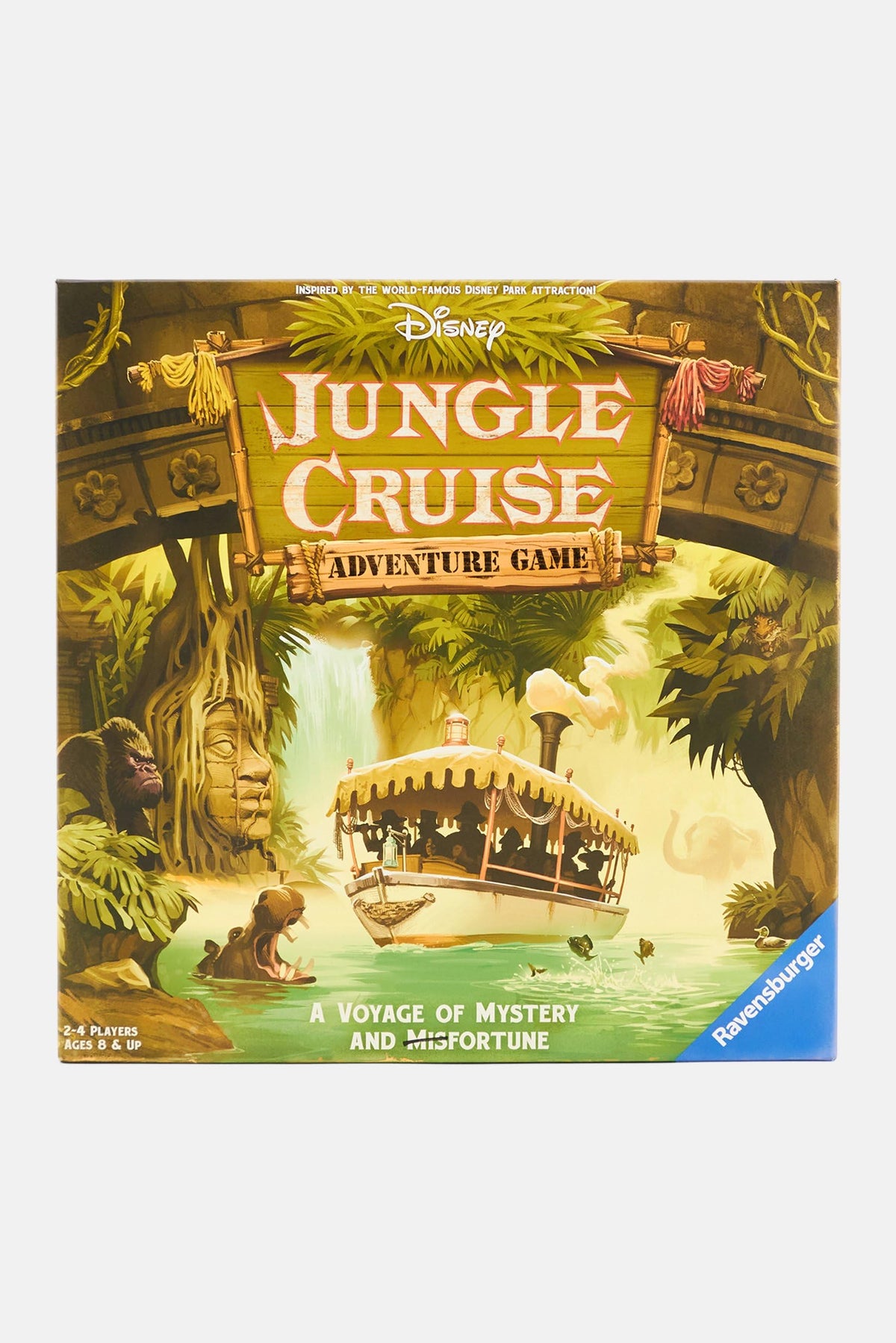 Ravensburger Disney Jungle Cruise game board for immersive family adventures.