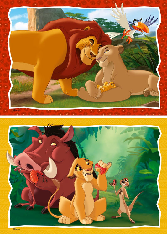 Ravensburger Disney Lion King Circle of Life pieces closeup shows durable, easy-to-hold parts for little hands