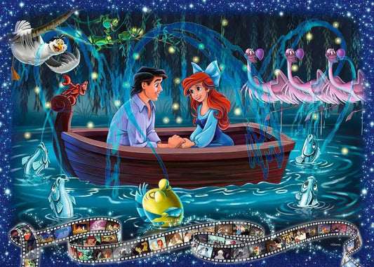 Ravensburger Disney Little Mermaid puzzle with vivid colors enhances family puzzle time.
