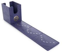 Ravensburger Lorcana deck box stores up to 100 sleeved cards securely.