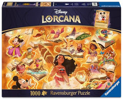 Ravensburger Lorcana Amber close-up puzzle pieces show precise interlocking