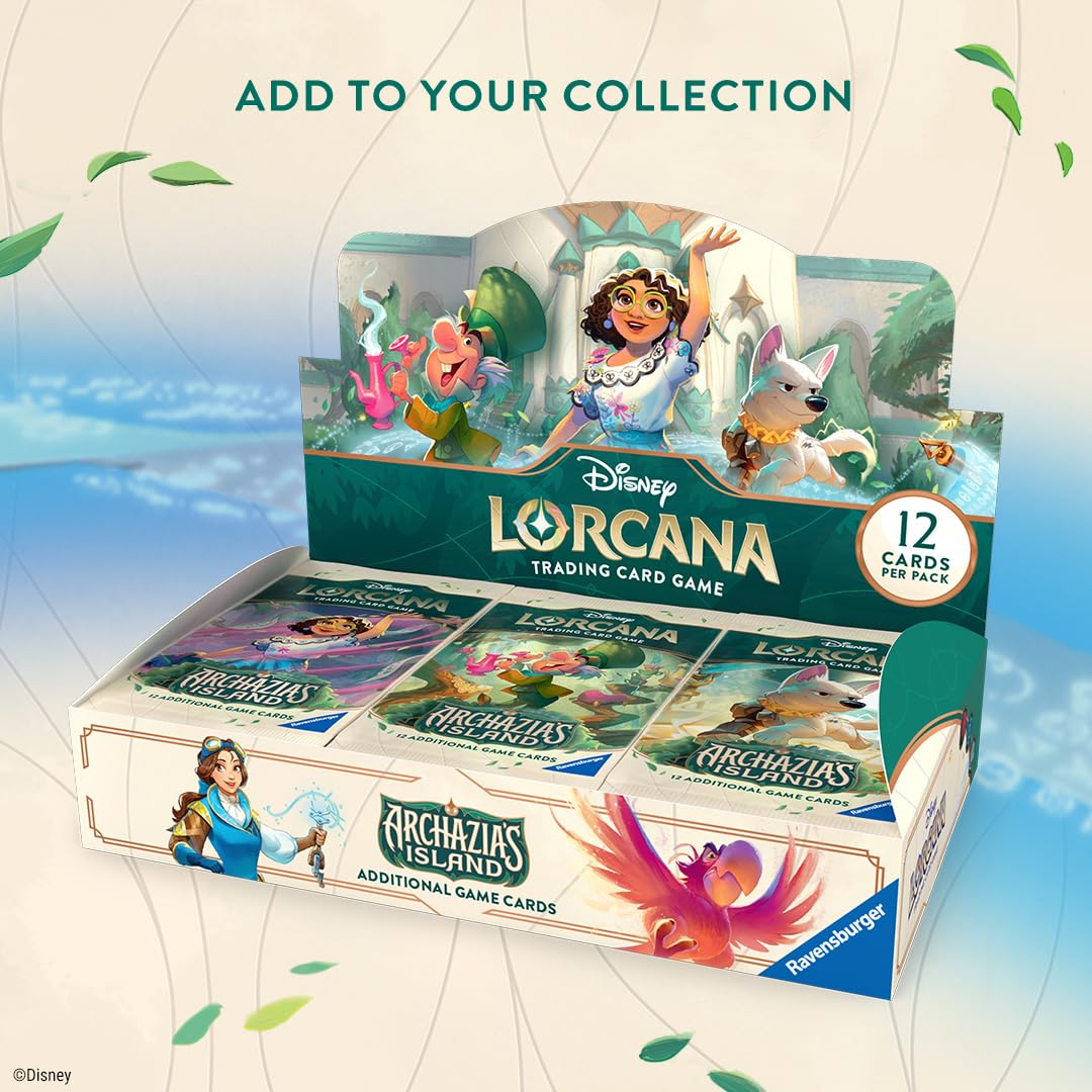 Ravensburger Archazia's Island boosters support deck-building and trades