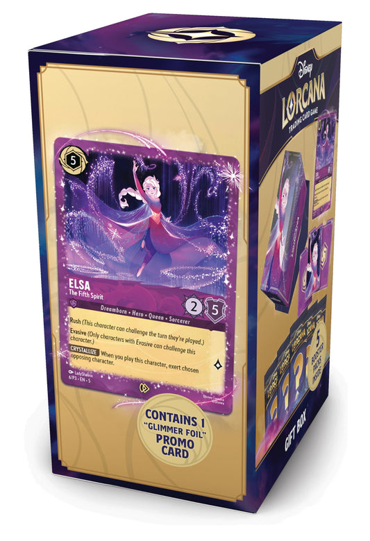 Ravensburger Lorcana Elsa gift box exterior keeps your growing collection organized