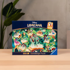 Ravensburger Disney Lorcana emerald glimmers assembly—engaging family activity that relaxes minds.