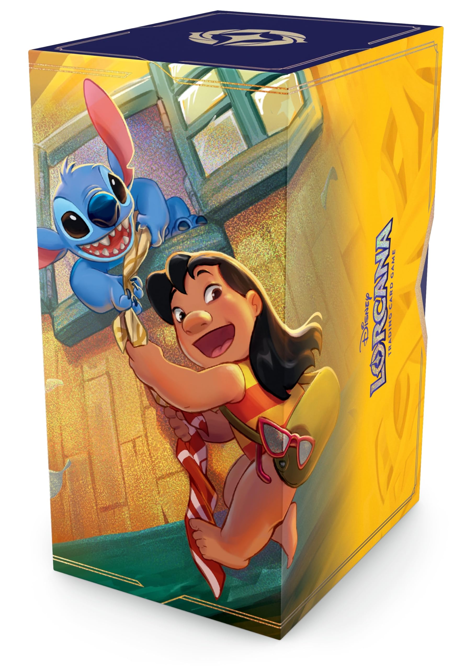 Ravensburger Lorcana five booster packs unboxing excitement.