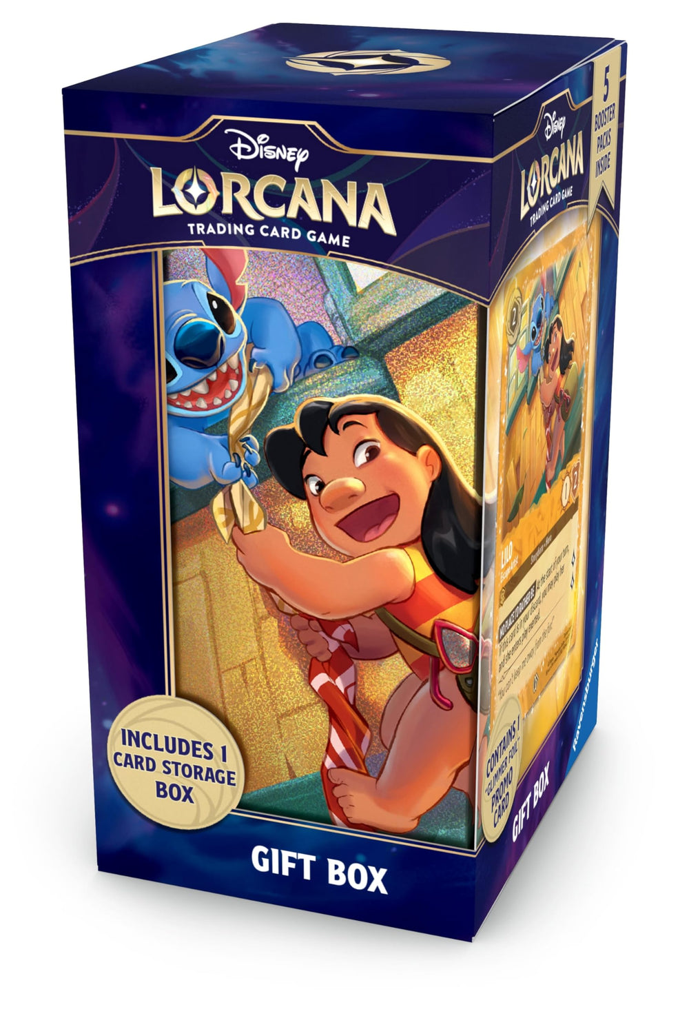 Ravensburger Lorcana random-back set variety adds replay value.
