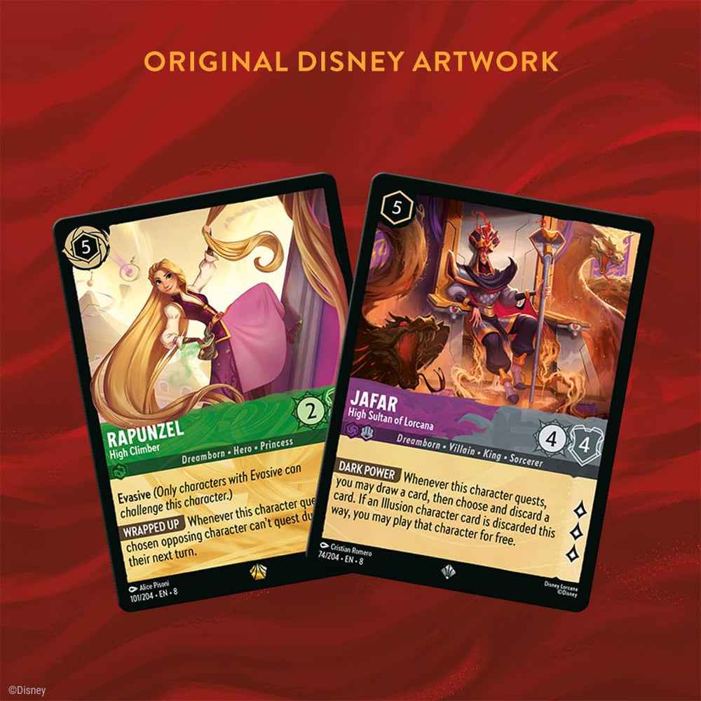 Foil card close-up from Ravensburger Lorcana Reign of Jafar booster