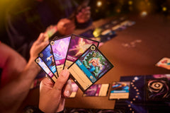 View of booster pack contents for Ravensburger Lorcana Rise of the Floodborn