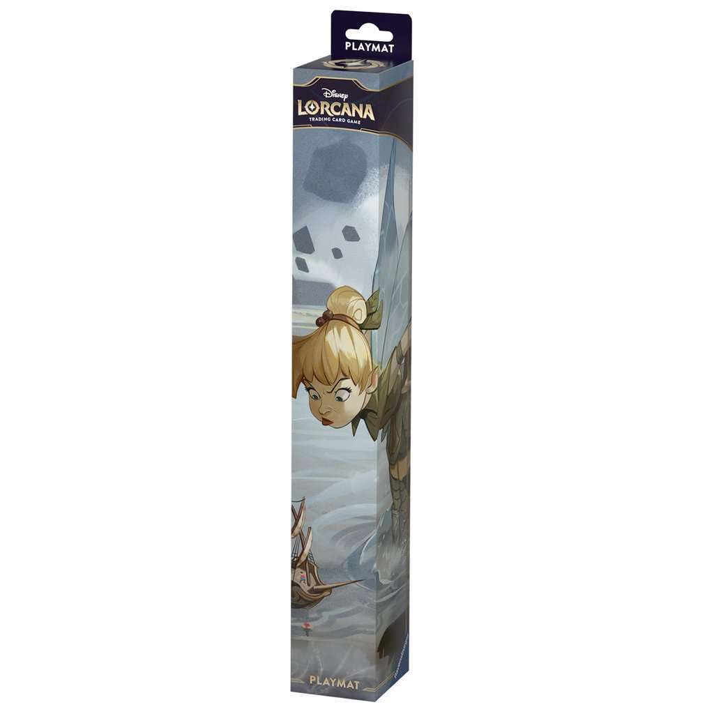 Ravensburger Disney Lorcana Tinker Bell giant fairy playmat provides card protection on any surface.